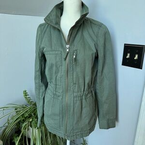 Madewell Utility Jacket in Olive Green